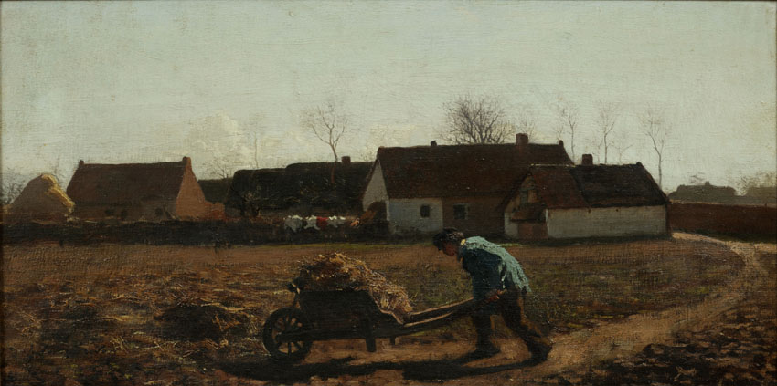 Jules Breton - La Brouette ( the wheelbarrow)