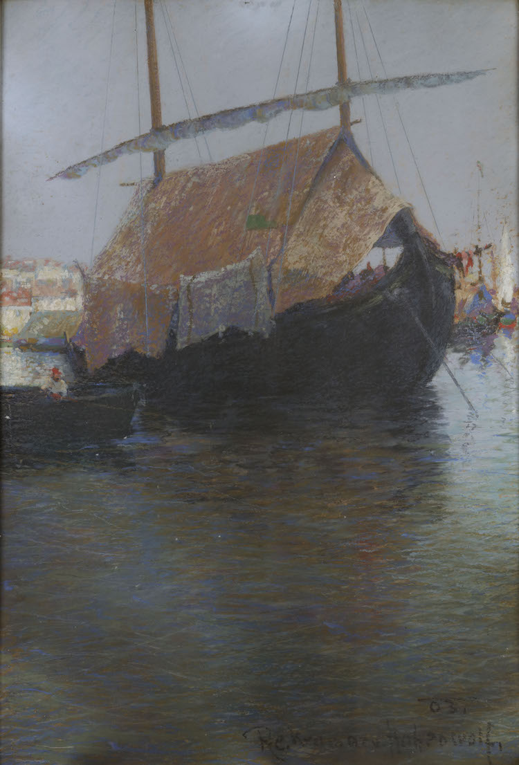 Richard Conrad Kromar von Hohenwolf - Harbour of Gravosa