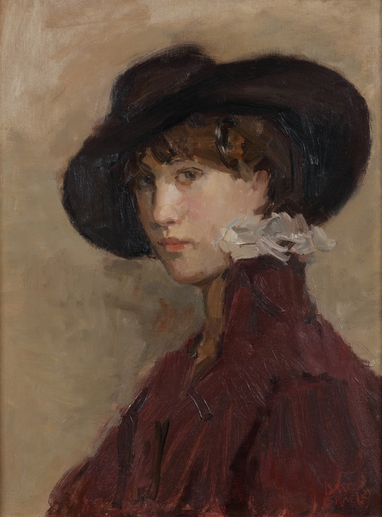 Isaac Israëls - Portrait of the model Willy Gordeau