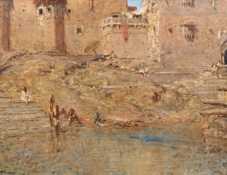 Marius Bauer-The Ghats Varanasi Benares India