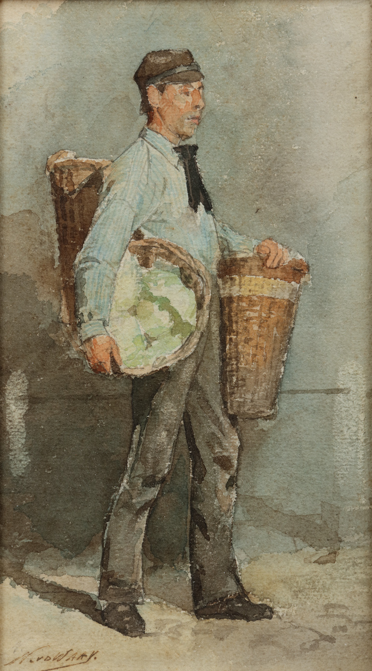 Nicolaas van der Waay-A street vendor