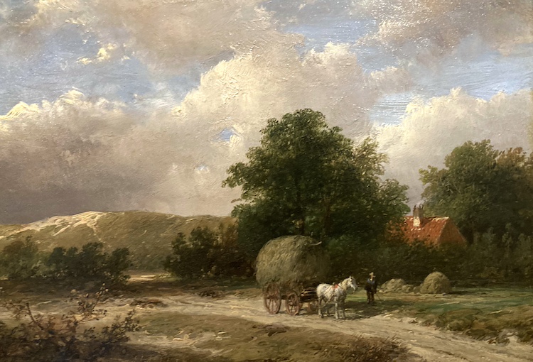 Andreas Schelfhout - The Hay Wagon
