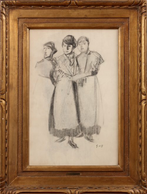 George Hendrik Breitner-Three girls, Waspitten