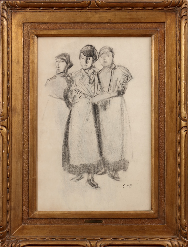 George Hendrik Breitner-Three girls,Waspitten