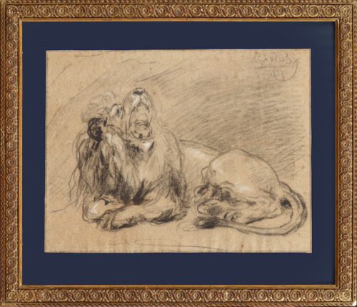 Guillaume Anne van der Brugghen-Roaring Lion