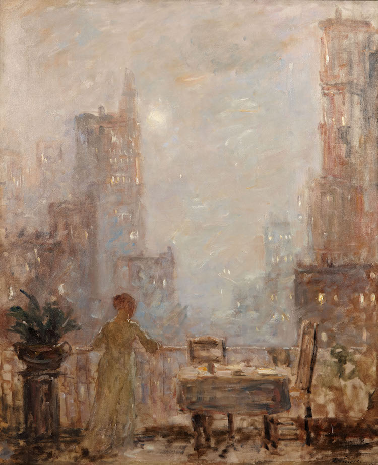 Evert Pieters - The Balcony, Manhattan, New York