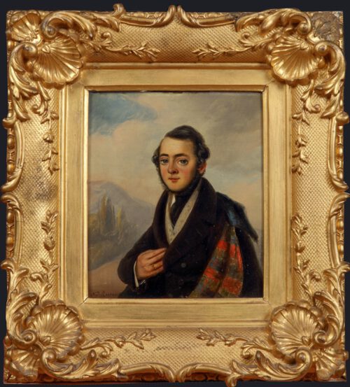 Nicolaas Johannes Roosenboom-Portrait of a Scottish gentleman