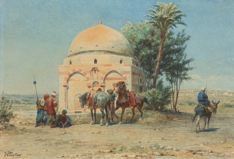 Willem de Famars Testas-View of Palestina